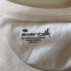 Exertek Tee Top White Large